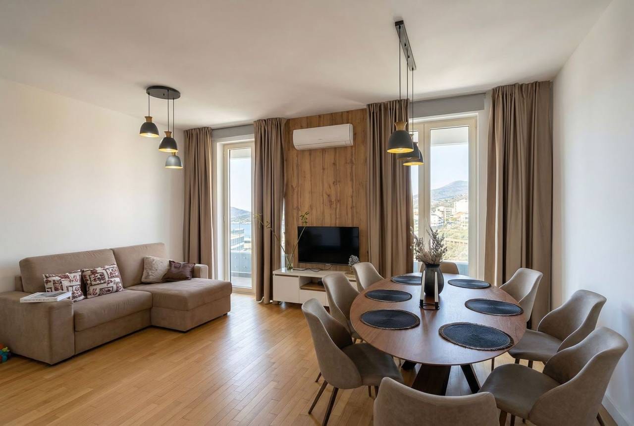 Rent an apartment with 2 bedrooms in Becici, Skyline residential complex