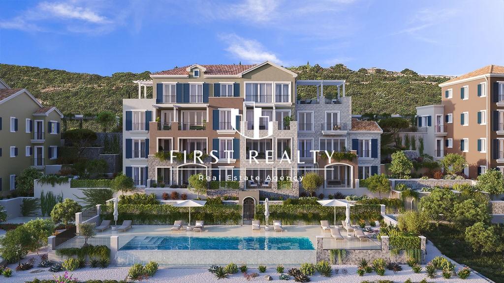 Two bedroom apartment in Visterija Residence, Lustica Bay complex