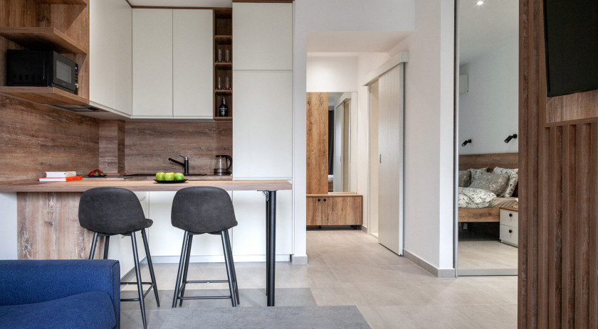 Studios in a luxury complex