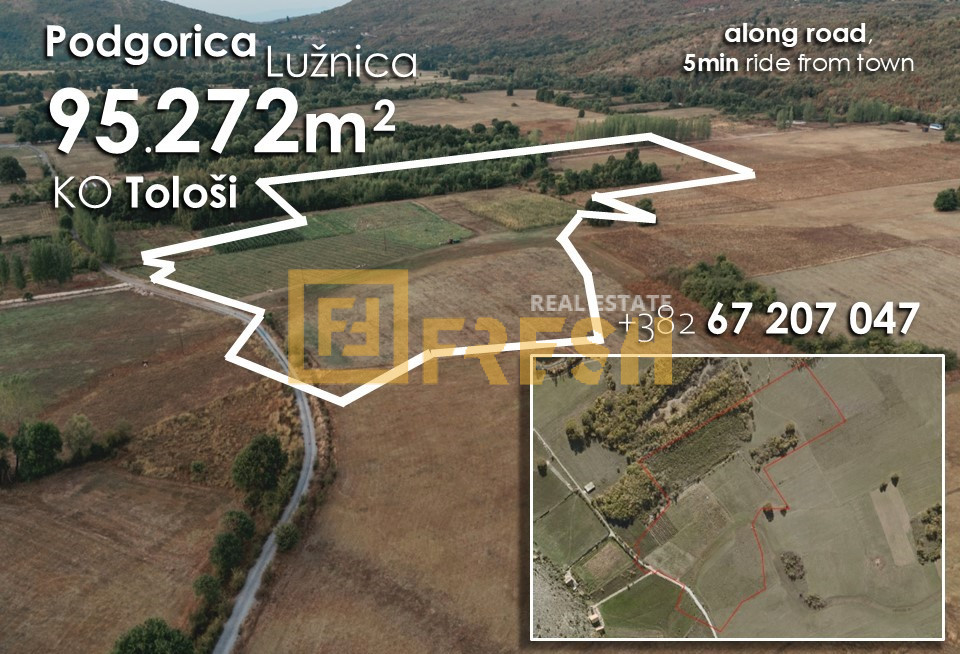 95,272m2, 5 minutes from the city quarter