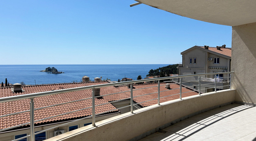 Apartment with a beautiful view of Petrovac