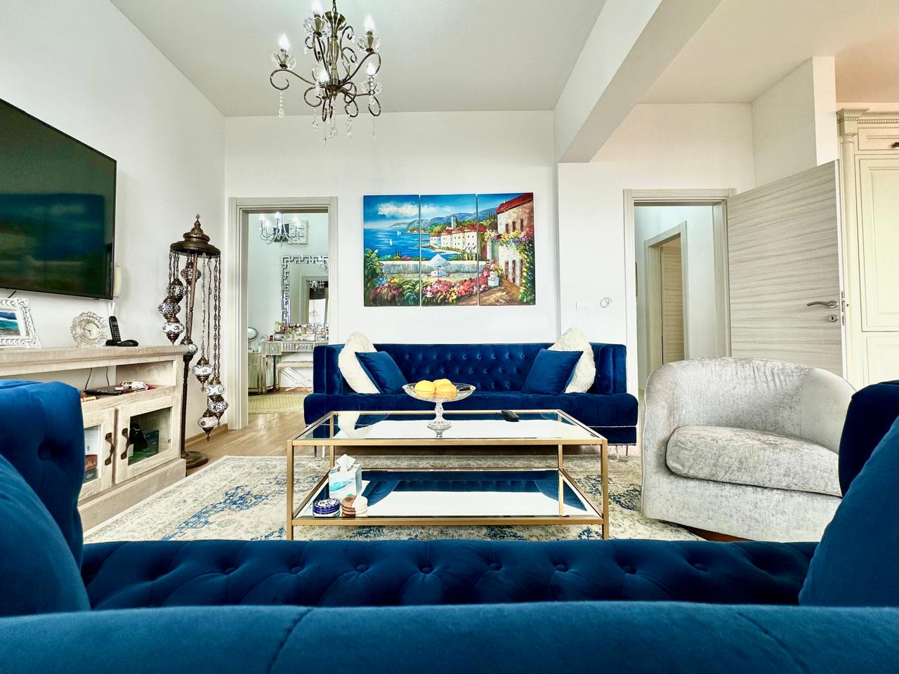 Potpuno nov luksuzan stan 120 m² | Panoramski pogled na more, Tivat