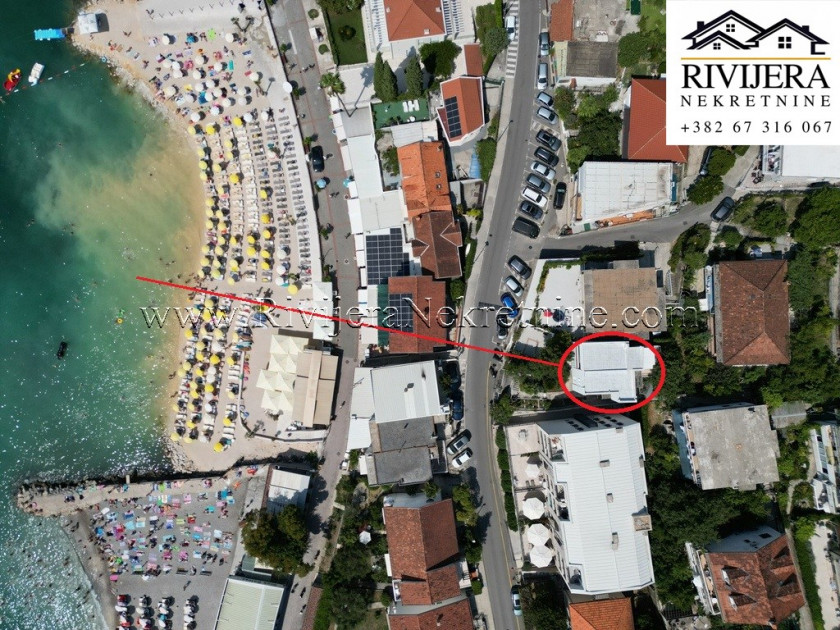 House second row from the sea Herceg Novi Topla