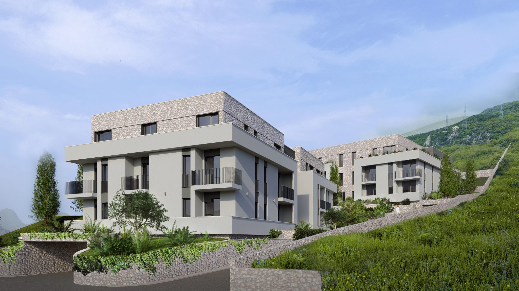 Apartment For Sale, Lastva Grbaljska, Kotor, €72.912