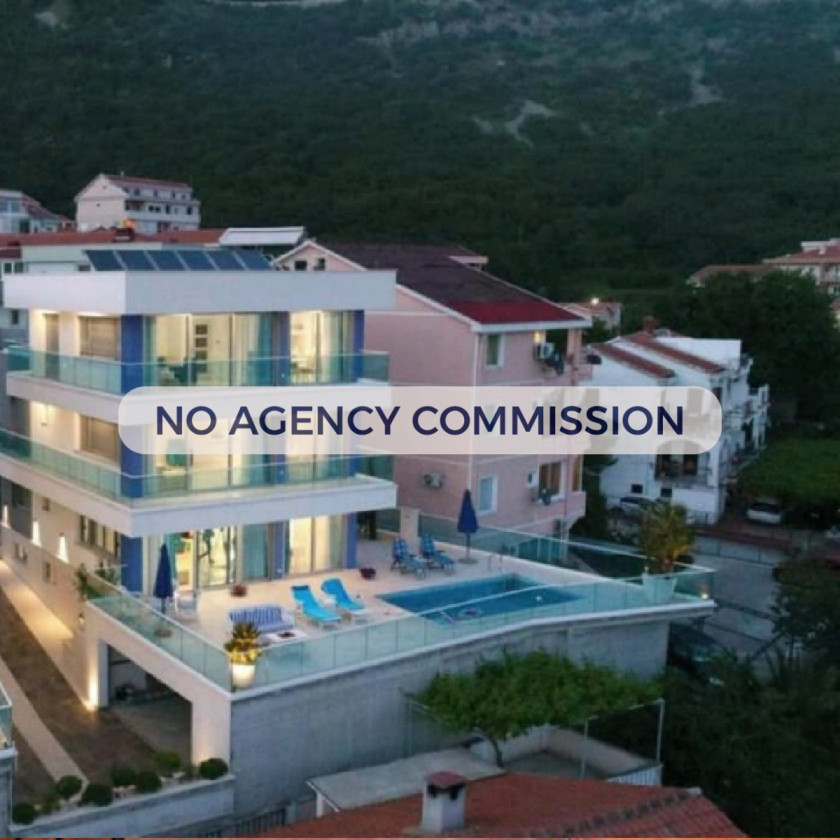 Vila sa bazenom – 3 stana po 2 spavaće sobe – Budva, Lazi