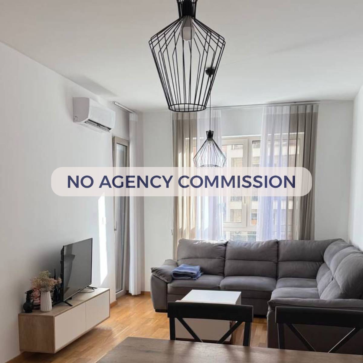 Izdaje se na duži period (min. 1 godina) – Budva | 1-soban stan (1 bedroom), 45