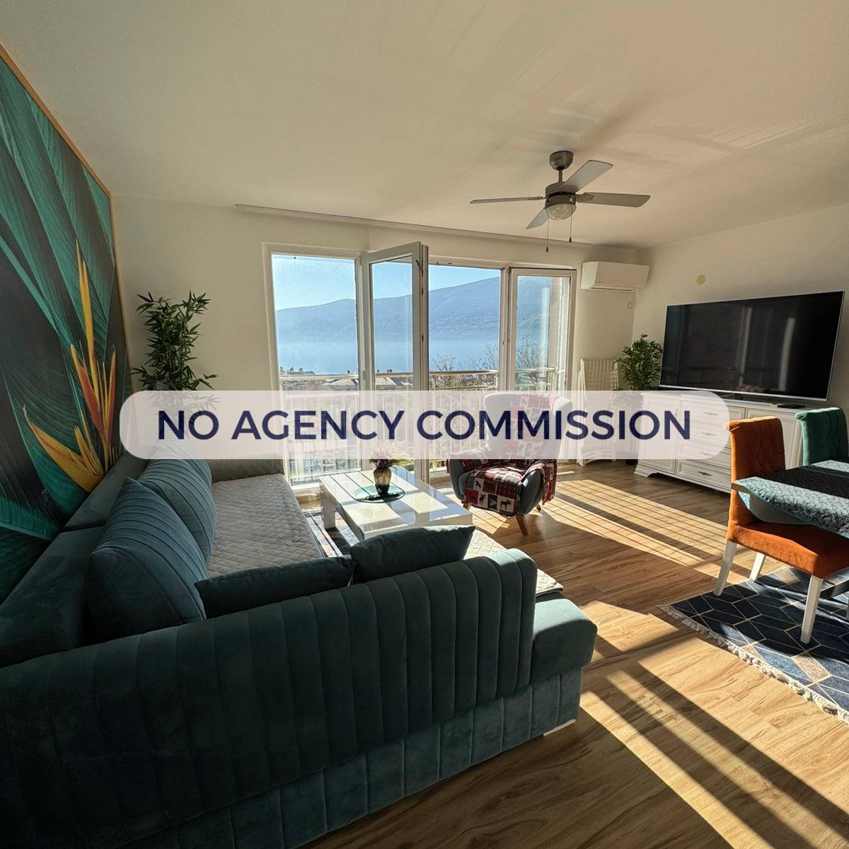 Dvosoban, luksuzno opremljen stan sa pogledom na more u Baošićima