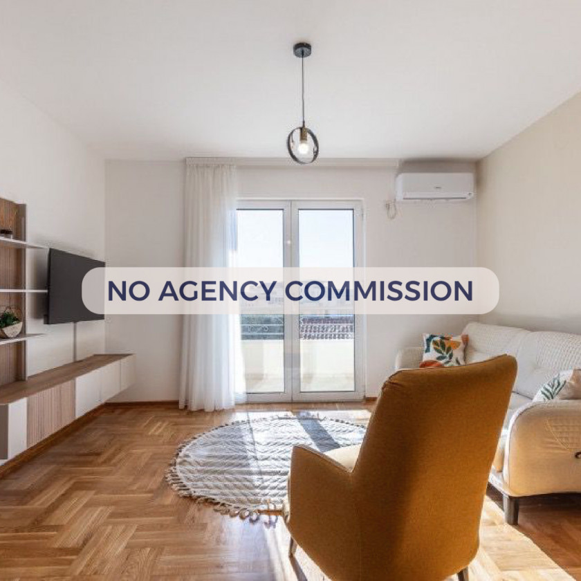 Dvosoban stan sa pogledom na more – Bečići, 300m od mora