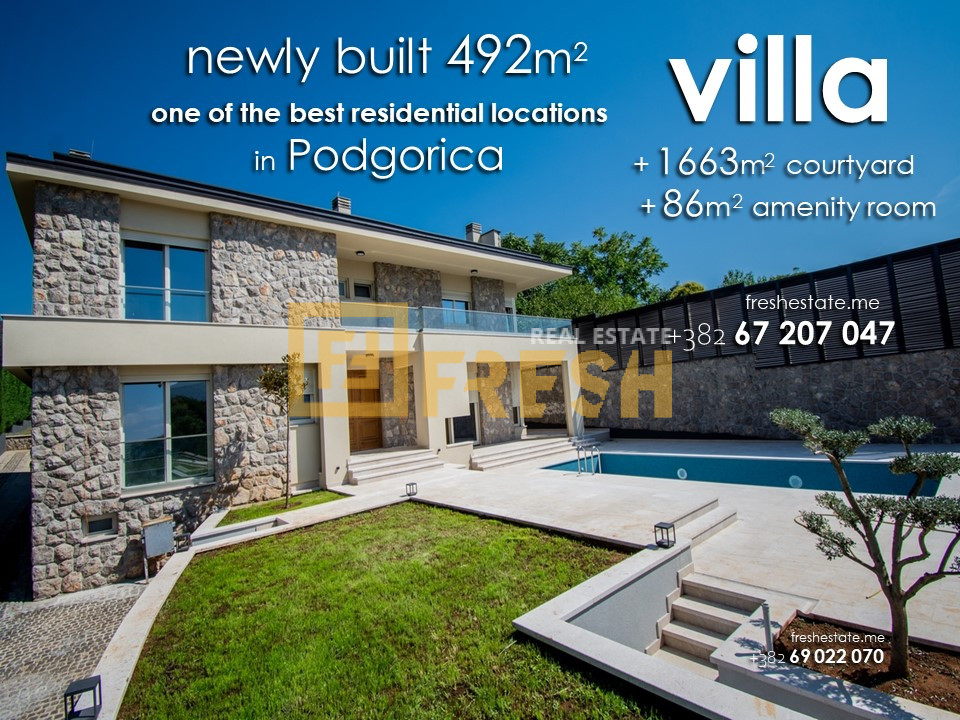 New villa, 492m2, Mareza, for rent