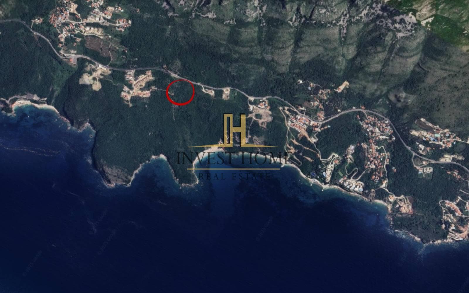 Građevinski plac, Reževići, 1.340m2