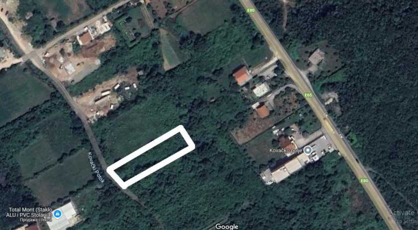 Plot for building a house 100m from the highway, Grbalj