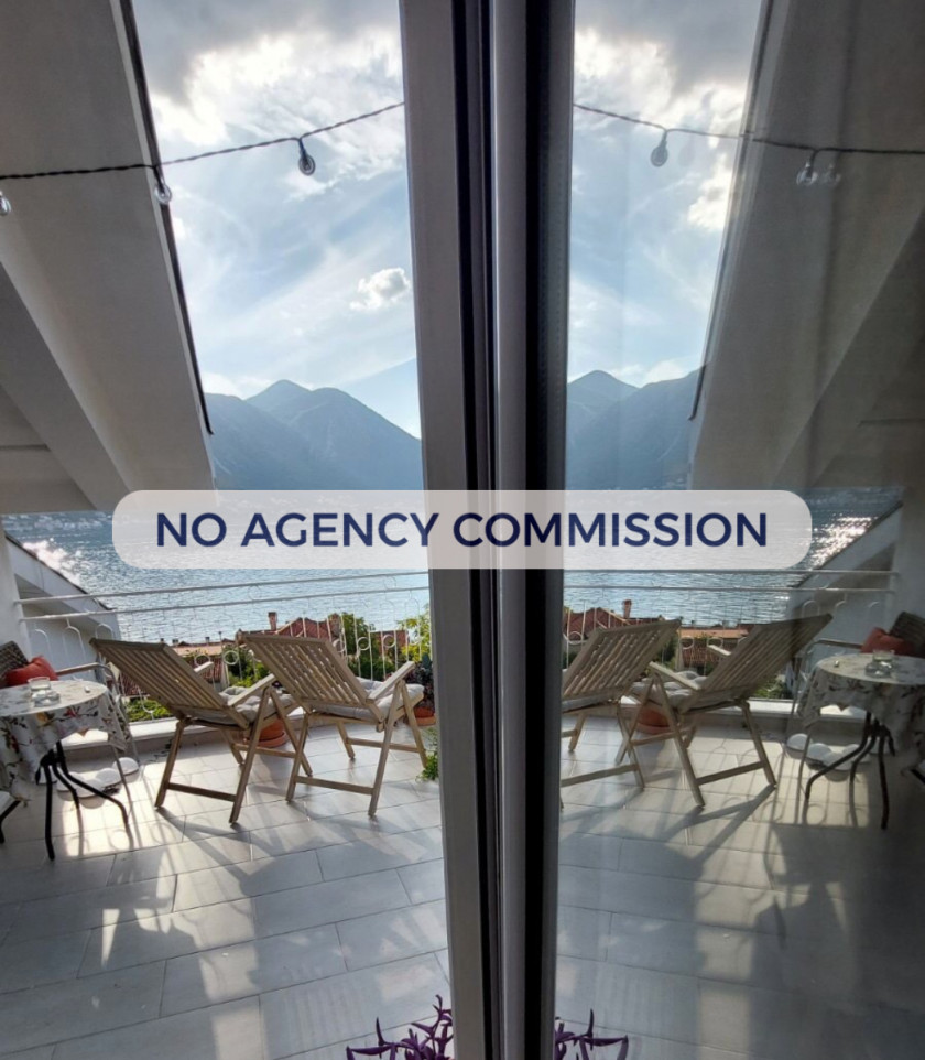 Jednosoban stan sa fantastičnim pogledom na zaliv – Dobrota, Kotor