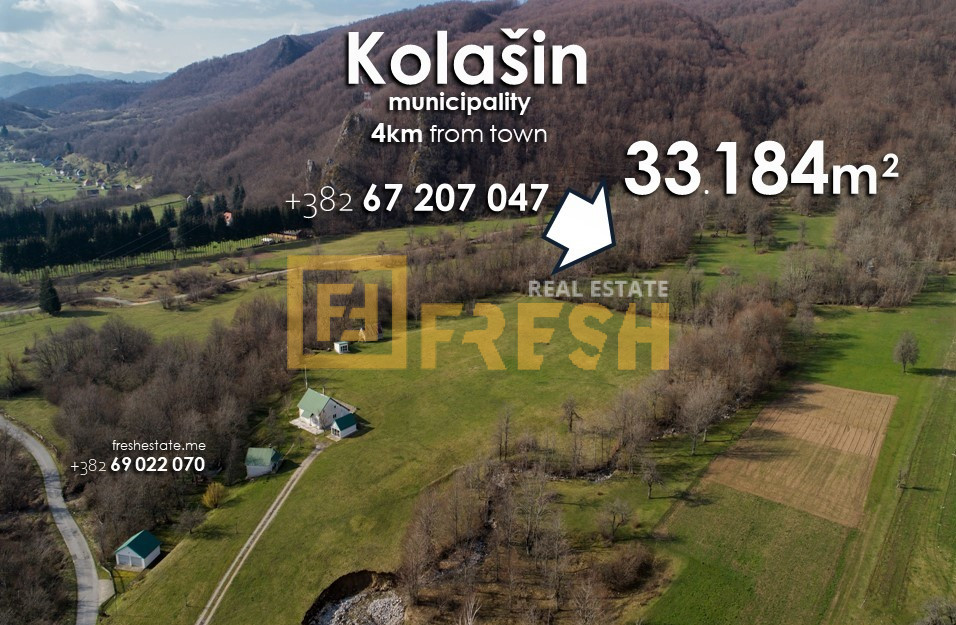 33184m2, 4 km from the city, Kolašin, Sale