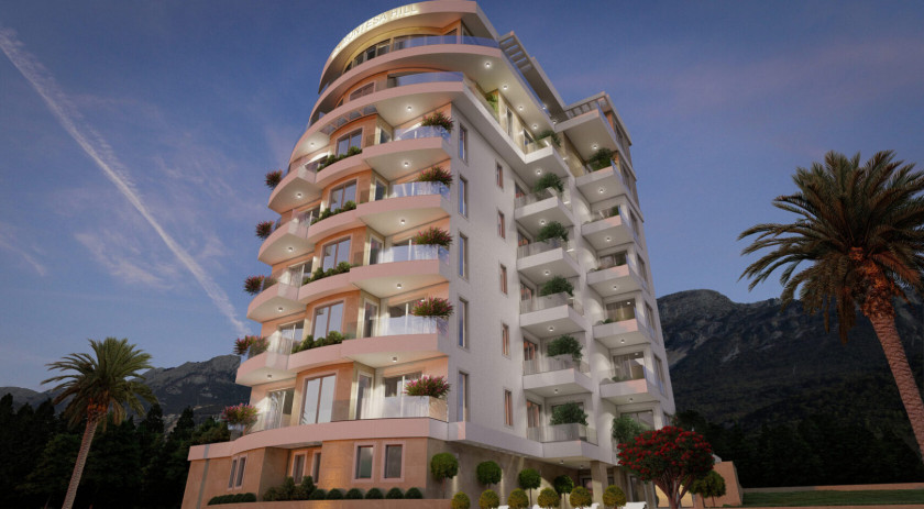 One bedroom apartments in a premium complex with a swimming pool and SPA, Bečići
