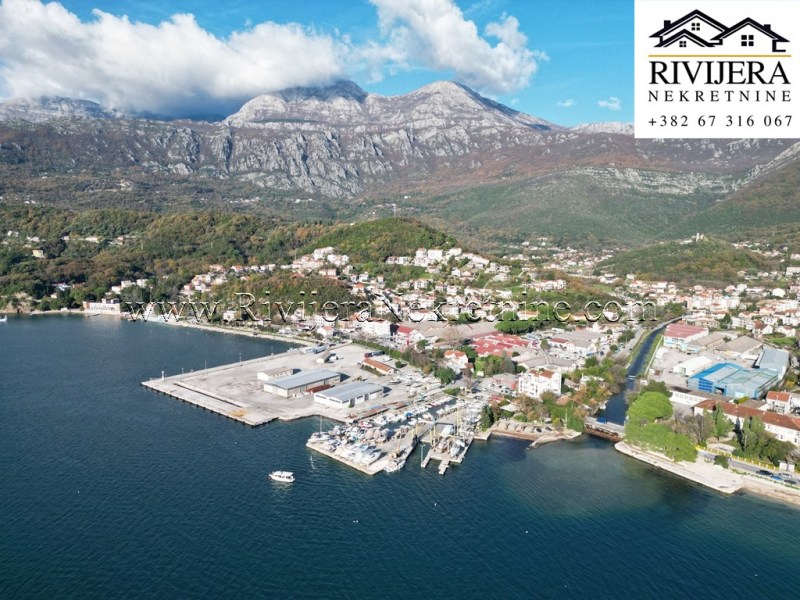 Urbanized land for sale with excellent sea view Zelenika Boka Kotorska