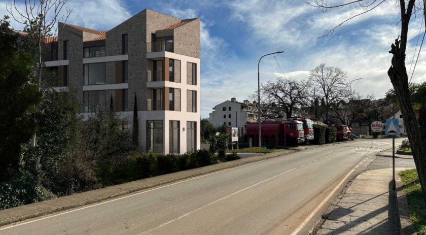 Apartments under construction in the center of the village Radovici, Radovići