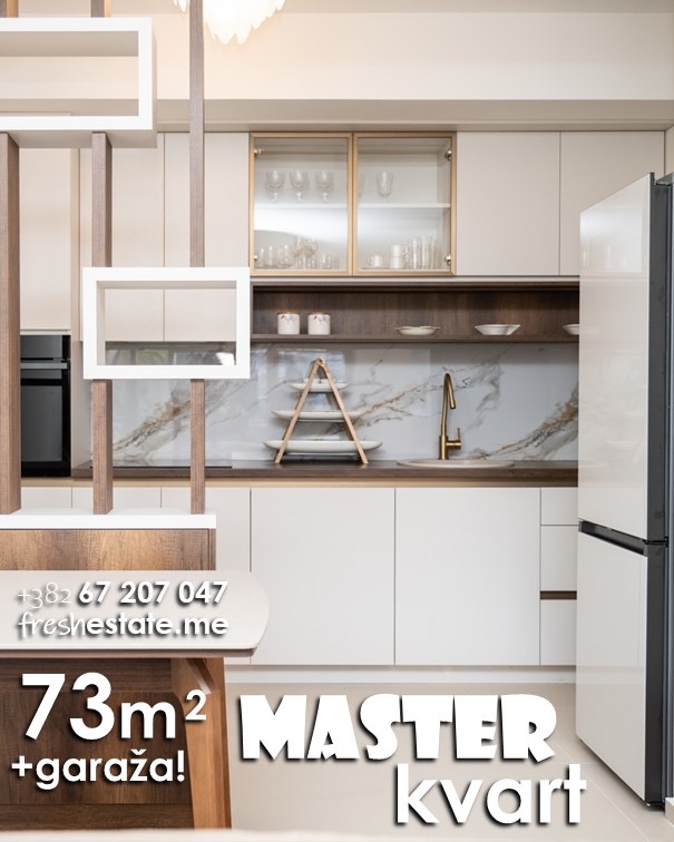 Namješten dvosoban + garaža, Master Kvart