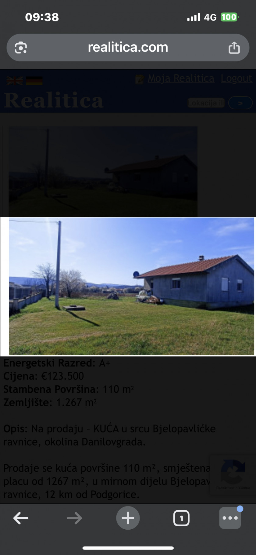 Prodajem Kuću, Danilovgrad